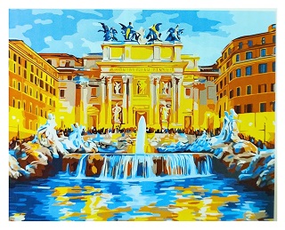 Arte Por Nmero Fontana De Trevi
